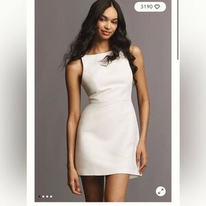 Sachin & Babi Reed Sleeveless Back-Bow Mini Dress